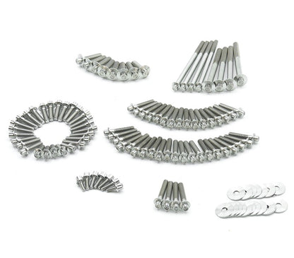 Parafusos de Cilindro de Liga de Titânio para Motor de Motocicleta, Kit de 89 peças para Harley 2018 em diante Touring Road Glide Softail Low Rider S/ST
