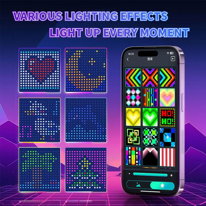 Bluetooth APP Controlled Smart RGBIC LED Curtain Fairy String Lights, DIY Programmable Lights for Bedroom, Wedding, Christmas & Holiday Party
