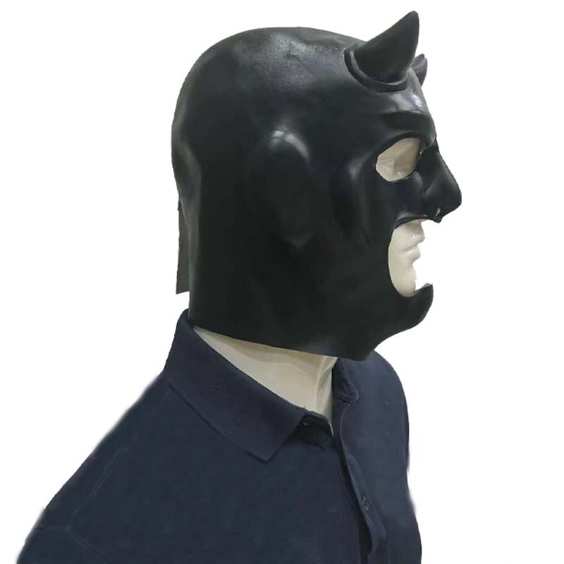 Sexy Women's Full Face Mask, Cat Ear Latex Mask, Halloween Cosplay Prop & Masquerade Costume Headpiece