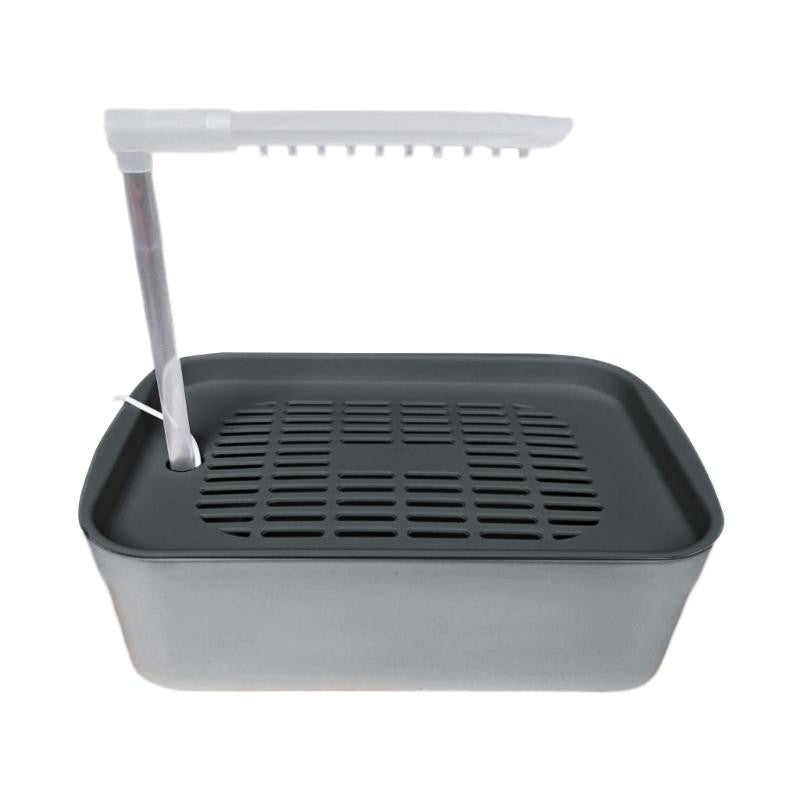 Banhadeira Elétrica para Pássaros 4X7B com Alimentação USB, Bacia de Banho para Papagaios, Para Cuidados de Aves em Casa com Controle Fácil do Fluxo de Água