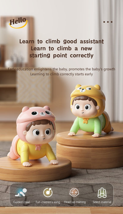 Baby Crawling Toys with Music Toddler Learn To Climb Educational Toys Baby Moving Toys Interactive Development Tummy Time Gifts