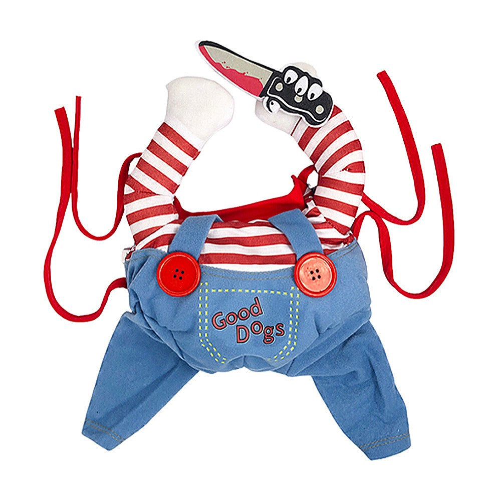 Roupa Engraçada Para Gatos, Trajes de Cosplay de Halloween Para Cães Pequenos e Médios, Gatos, Macacões Criativos Para Festas de Animais de Estimação, Casaco Macio e Quente Para Gatos
