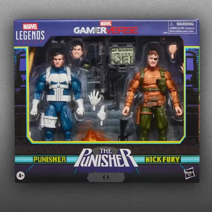 Original Marvel Legend Ml 1/12 Capcom Arcade Punisher Nick Fury Boneco Articulado Enfeite de Mesa Brinquedo Colecionável Presente de Natal