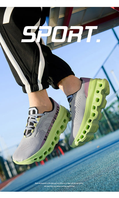 Tênis Masculino com Amortecimento para Corrida Tênis Esportivo Leve Casual Masculino Antiderrapante Tênis Esportivo para Viagens ao Ar Livre Caminhada