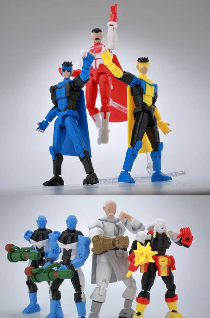9L3D Sortudo 13 Invencível Menino Conquistador? Boneco de Ação Omni Impresso em 3D Modelo de Anime Articulado Colecionável Brinquedo Presente Fã