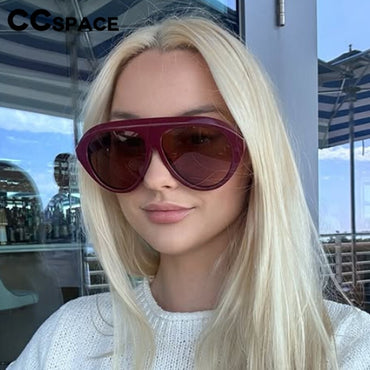 Vintage Brand Designer Flat Top Pilot Sunglasses Women For Men Popular Luxury Sun Glasses Punk Outdoor Driving Eyeglasses UV400