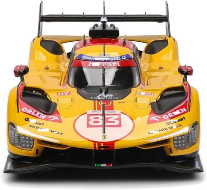Burago 1:24 499p 83 Ferrari 12cilindri Liga de Metal Modelo de Carro em Miniatura por Fundição Coleção Simulação Ornamento Brinquedos Personalizados Presente