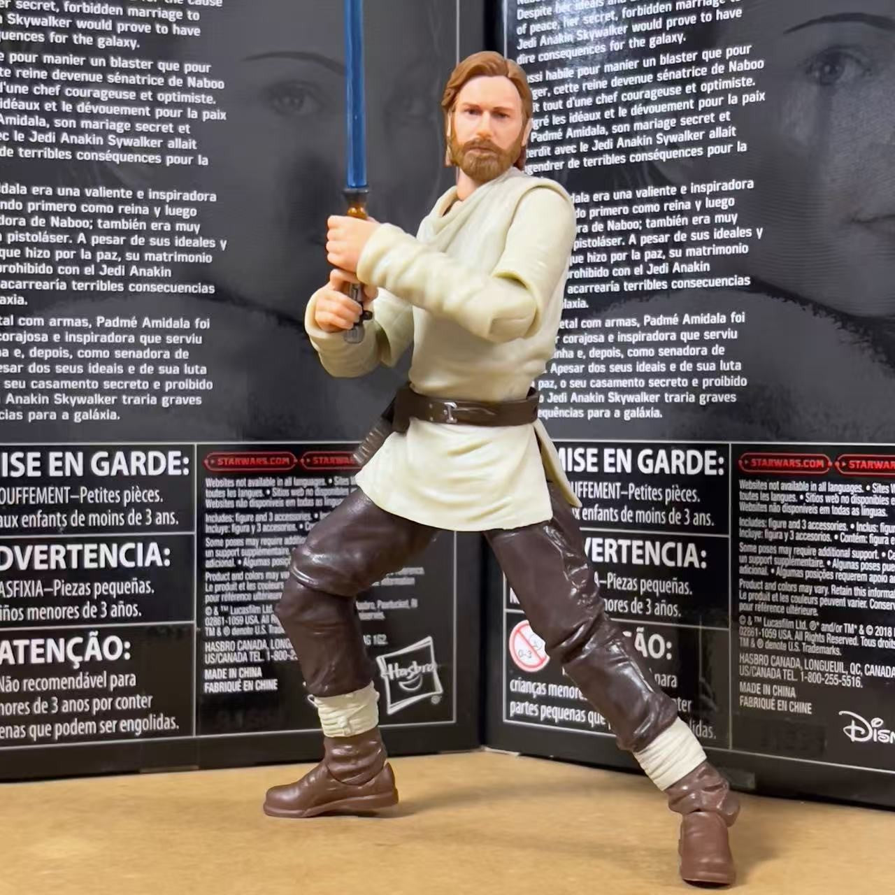 Original 6 Inch Star Wars The Black Series Jedi TV Obi Wan Kenobi Action Figure Toys Collection