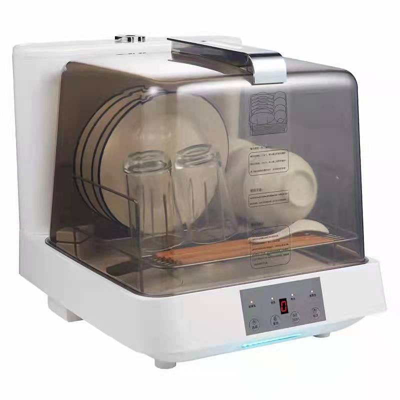 Automatic cleaning dishwasher, compact portable smart household dishwasher, independent installation, visual operation