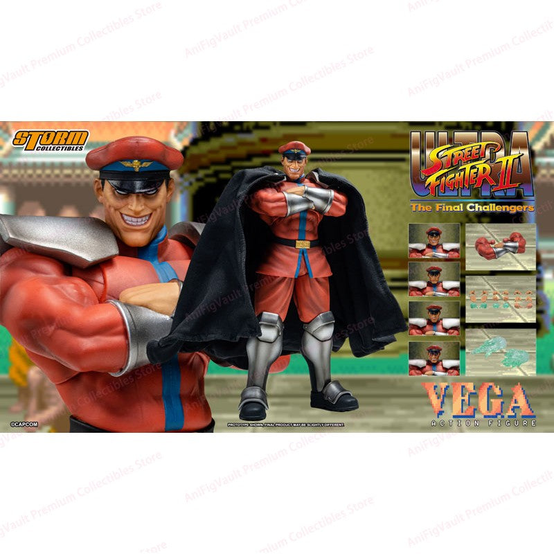 Pré-venda Original Storm Toys M. Bison Ultra Street Fighter II The Final Challengers M. Bison Figuras de Anime Brinquedos Modelo Presente