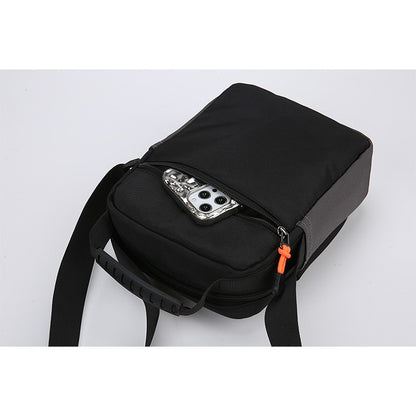 Men's crossbody bag with adjustable shoulder straps, multifunctional single shoulder bag for daily commuting, casual outdoor bag