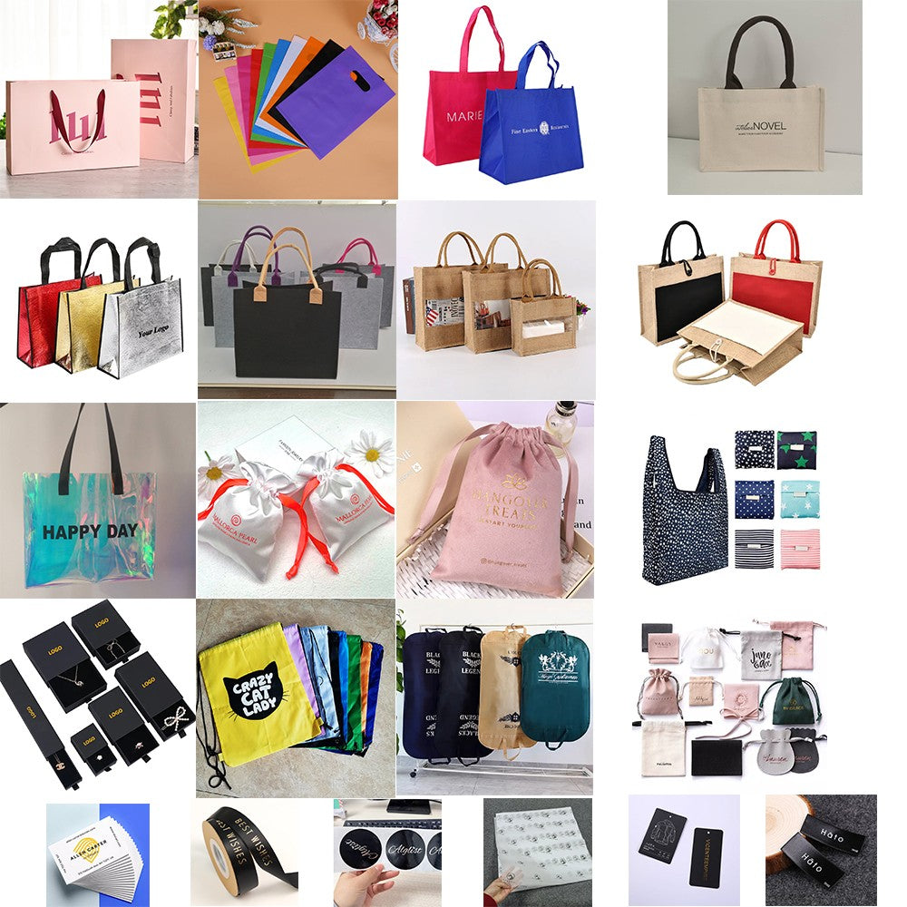 100pcs/lot Custom Printed Grocery Eco Friendly Waterproof Natural Laminated Burlap Sack Jute Beach Bag for Women Towel Wedding