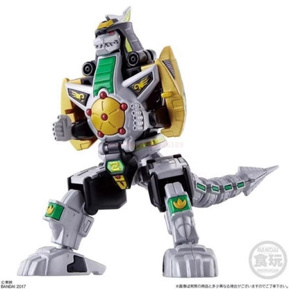 Em Estoque 100% Original Bandai Super Minipla Kyouryuu Sentai Zyuranger Mighty Morphin Boneco de Ação de Brinquedo Presente para Amigo
