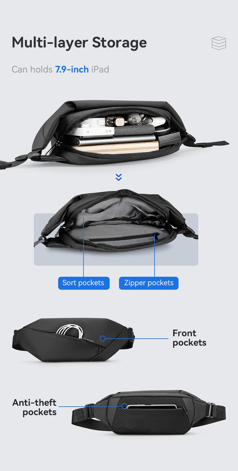 MarkRyden MetroFlex: The Adaptive Urban Crossbody Bag