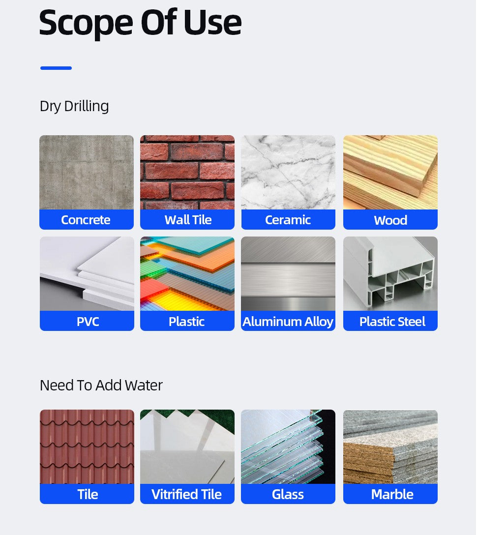 Cross Hex Tile Drill Bit For Glass Concrete Ceramic Tile Hole Opener Tunsten Carbide Hard Alloy Bits Set Tools 3 4 5 6 8 10 12mm