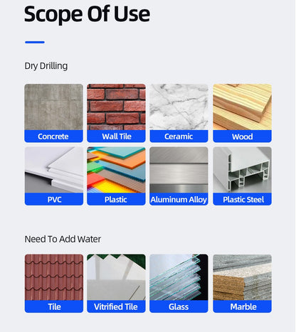 Cross Hex Tile Drill Bit For Glass Concrete Ceramic Tile Hole Opener Tunsten Carbide Hard Alloy Bits Set Tools 3 4 5 6 8 10 12mm