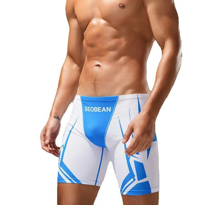 SEOBEAN Men's Low-Waist Boxer Shorts Swimming Trunks Hot Spring Pants Men's Swimsuit Comfortable Briefs Water Sports Gear