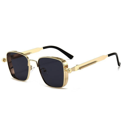 Óculos de Sol Polarizados Masculinos 2025 de Alta Qualidade, Estilosos para Dirigir, Antirreflexo, Proteção UV, Metal, Estilo Punk, Tendências da Moda