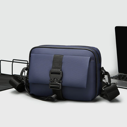 High Quality Soft PU Leather Men's Shoulder Bag Fashion Small Handbag Casual Male Day Clutch Bag