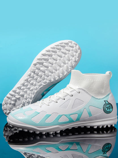 High Ankle Sports Footwear Fg/Tf Kids Soccer Cleats Football Boots Professional Men's Soccer Shoes