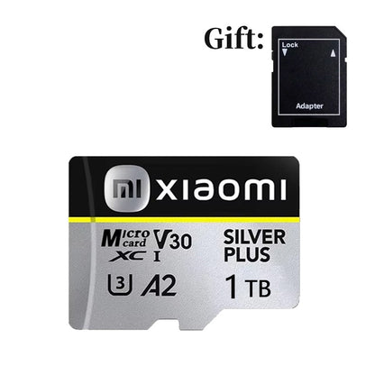 Cartão Micro TF SD Original Xiaomi 512GB Cartão de Memória Mini 2TB 1TB Cartão de Memória de Alta Velocidade 128GB Para Armazenamento de Arquivos em Câmeras de Celular