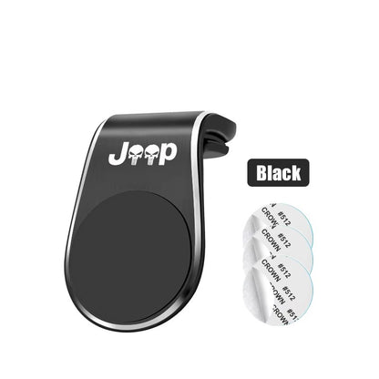 Magnetic Car Phone Holder Air Vent Clip Mount For Jeep Renegade Compass Grand Cherokee Wrangler jk Gladiator Car Accessories