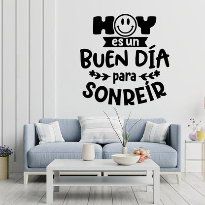 1 pc new Spanish sentence Wall Sticker Removable Wall Stickers Diy Wallpaper For Baby's Rooms Removable Decor Wall Decals