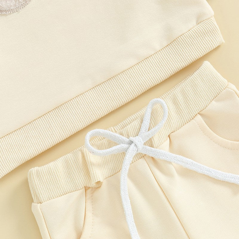 Baby Girl Clothes Newborn Infant Fall Winter Outfits Love Print Long Sleeve Sweatshirts Tops Pants Set 0-24M