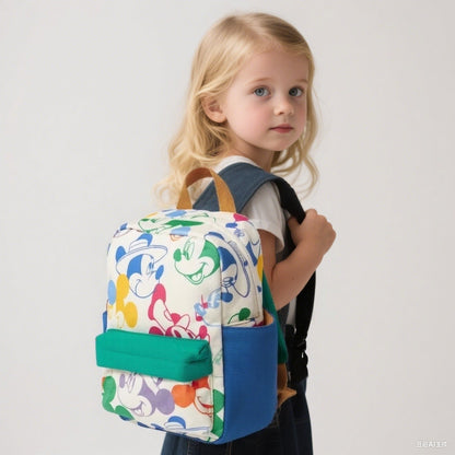 Nova Mochila Infantil da Disney, Bolsa Escolar de Jardim de Infância Bonita, Mochila de Viagem Unissex de Grande Capacidade para Crianças