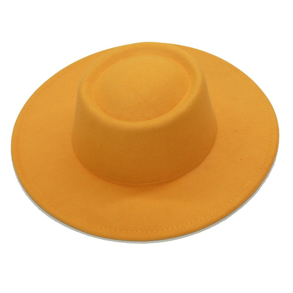 Chapéus Fedora Masculino Feminino Aba Larga 8.5CM Lã Feltro Chapéus Jazz Estilo Britânico 2023 Chapéu Panamá Formal Social