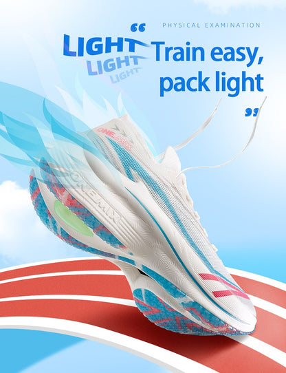 ONEMIX New Marathon Carbon Plate Running Racing Shoes Men Professional Stable Support Shock-relief Ultra-light Rebound Sneakers