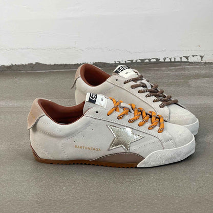 Genuine Leather Inner Higher Retro Star Rubbed Doing Old Dirty Shoes Women Leather Pigskin Top Athletic Casual Board Shoes