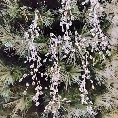 5 Pieces/35CM Short Acrylic Crystal Pendant for Christmas Tree Decoration, DIY Wedding Party Decoration Beads