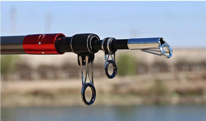 Vara de Pesca de Carbono 2,7-4,5m 100kg acima Super Dura Arremesso de Longa Distância Vara Telescópica para Pesca Marítima e Barco Varas de Pesca de Alta Qualidade