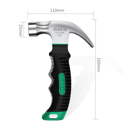 LAOA-Minimartelo para Carpintaria, Martelo de Unhas, Ferramenta de Aço, Ferramentas de Impacto e Eletrônicas, 8oz