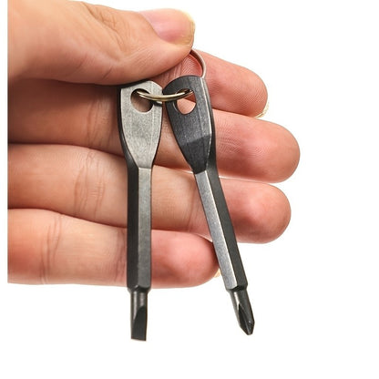 Multiferramenta Portátil Chaveiro Aço Inoxidável Chave Chave de Fenda Kit de Ferramentas Mini Reparo Diário Gadget EDC ao Ar Livre Acessório de Chaveiro