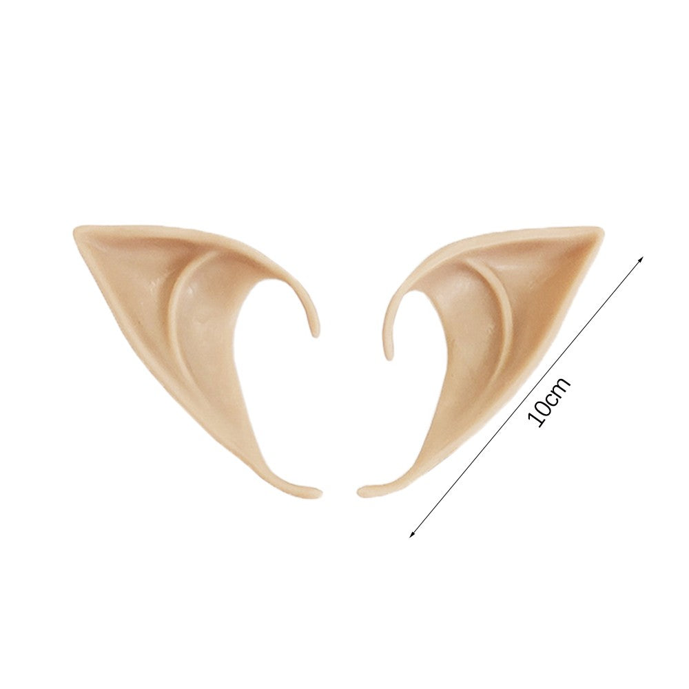 Halloween Elf Ears Latex Simulation Ears Props Fairy Angel Cosplay Mask Halloween Costume Accessories Mascaras Halloween Party