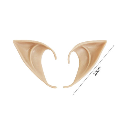 Halloween Elf Ears Latex Simulation Ears Props Fairy Angel Cosplay Mask Halloween Costume Accessories Mascaras Halloween Party
