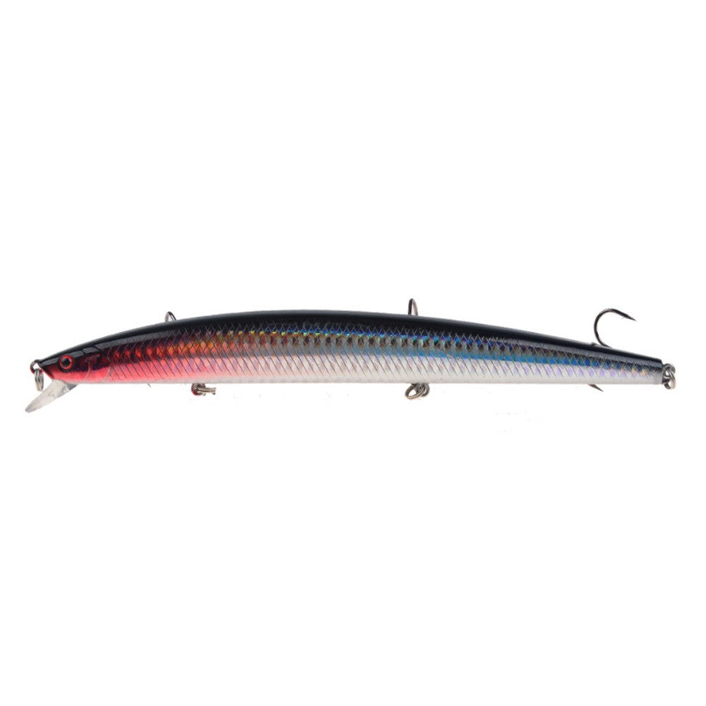 1pcs 18cm 24g Minnow Fishing Lure Laser Hard Artificial Bait Plastic Big Fake Fish Lures Sea Fishing Bait Crankbait Wobblers