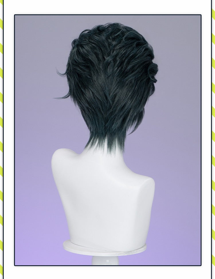?Ready for Ship?Idia Malleus Leona Vil Crowley Wig Game Cosplay DokiDoki Men 120cm Long Hair Fiber Idia Halloween  Free Wig Cap
