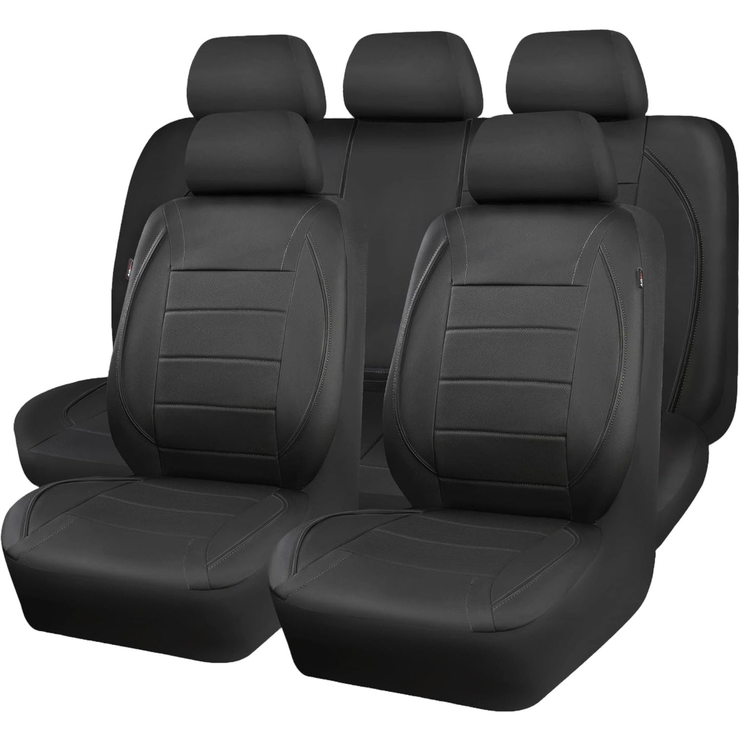 All Season Quited PU Leather Car Seat Cover Full Surrounded Seat Protector Waterproof Universal Fit Sedan Suv Pick-up Truck Seat