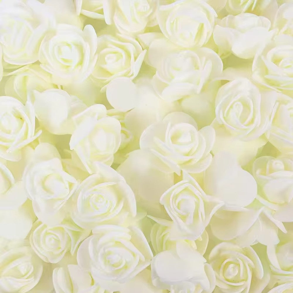 2000/10pcs Mini  Artificial Rose Flowers Head  Rose Heads DIY Valentine's Day Roses Wedding Bouquets Party Gift Candy Box Decor