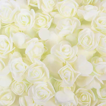 2000/10pcs Mini  Artificial Rose Flowers Head  Rose Heads DIY Valentine's Day Roses Wedding Bouquets Party Gift Candy Box Decor