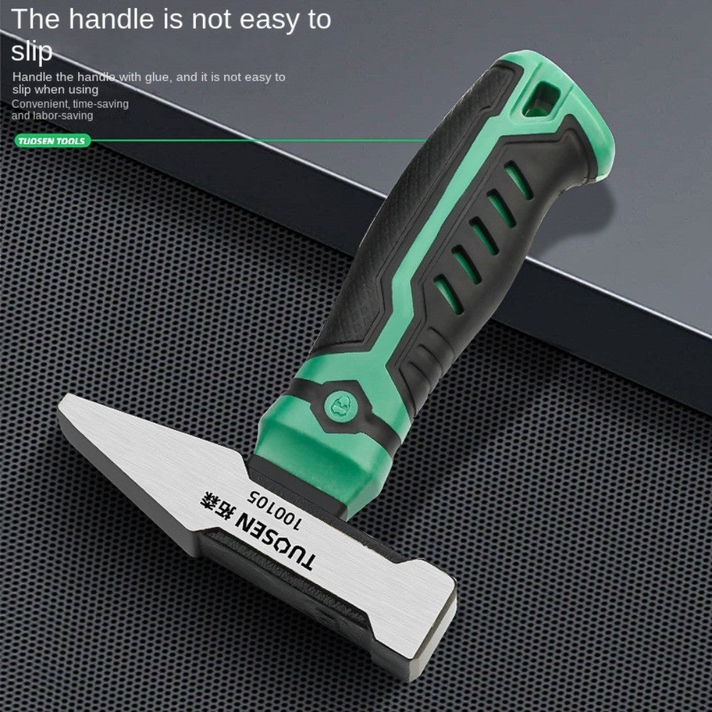 Martelo multifuncional de aço carbono novo para trabalhos com hardware, uso doméstico, martelo de unha, antiderrapante, à prova de choque, martelo de ajustador