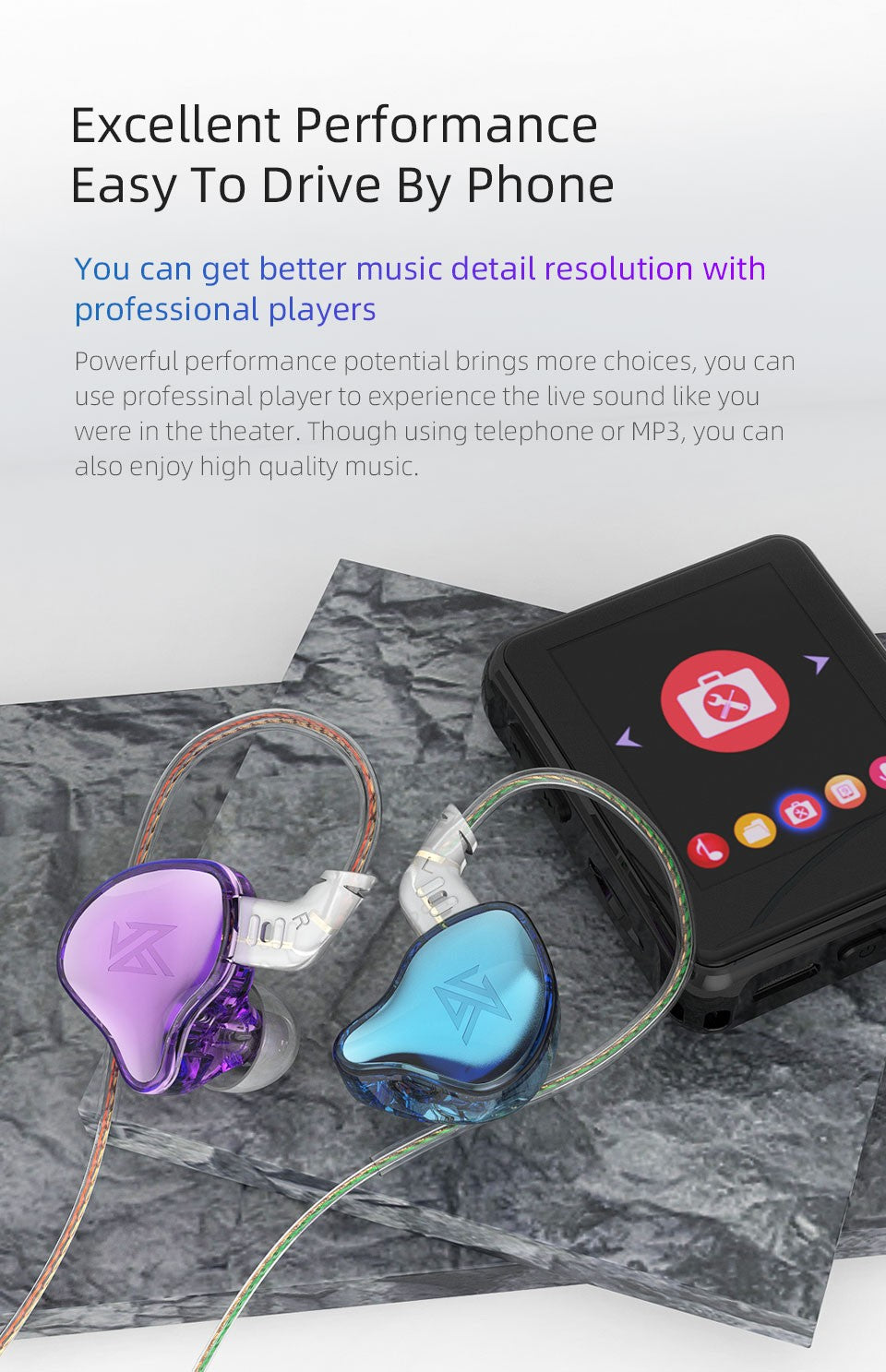 KZ EDC  EDCX Wired Headset Hanging In Ear Earbuds Headphones With Microphone Game Sport Monitor Noice Cancelling Earphones