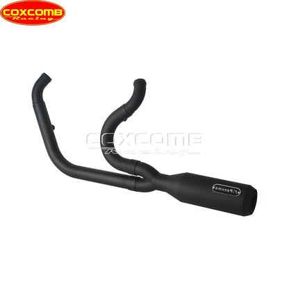 44-51mm Head Pipe Exhaust Pipe Motorcycle Complete Exhaust Muffler System For Harley Street Bob FXBB FXBBS Low Rider S ST Pazoma