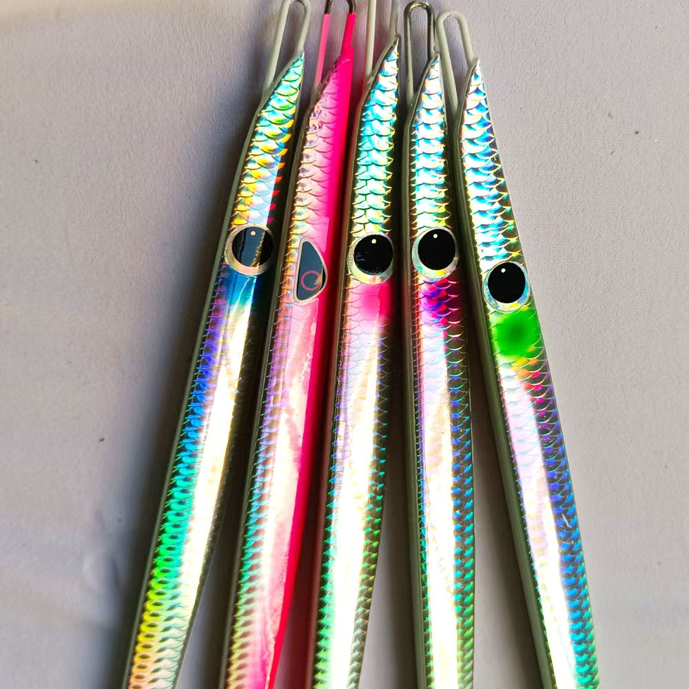 AS Fast JIg Lure Pesca Luminosa Jigs Velocidade de Queda Pescador 80g100g Isca Metálica Dura para Pesca Vertical em Barco Isca Que Afunda Pesca
