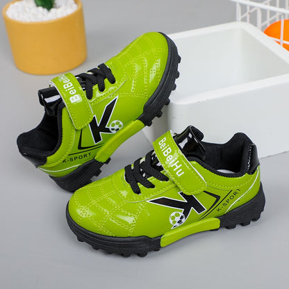 Soccer Cleats for Kids 2024 New Children Football Cleats Fashion Firm Ground Soccer Shoes