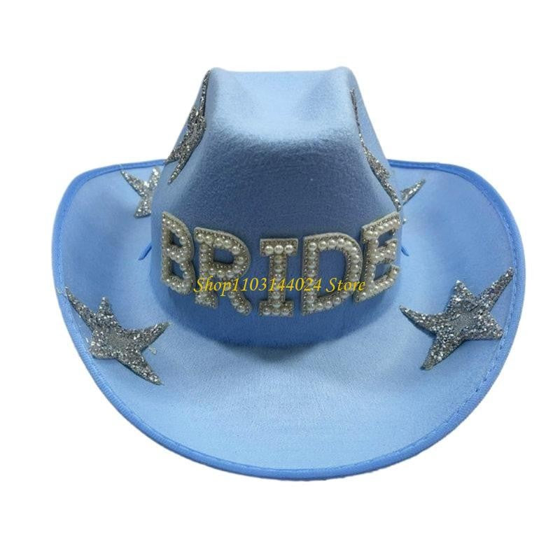 N5KE Chapéu Panamá Brilhante com Tachas e Strass, Chapéu de Festa para Mulheres, Fantasia de Noiva, Ornamento Decorativo de Cristal