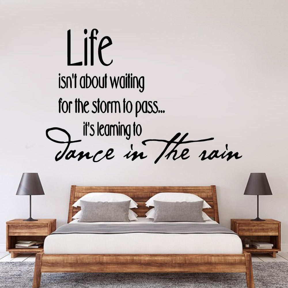 1 pc hot sale NEW English Sentence Vinyl Kitchen Wall Stickers Wallpaper For Baby's Rooms Bedroom Wall Art Sticker Murals